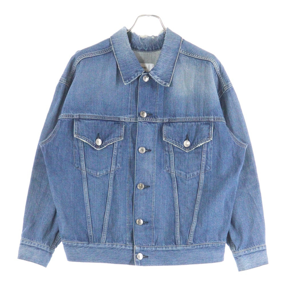 HYKE(ハイク) ヴィンテージ加工 デニムジャケット Gジャン インディゴ 17188