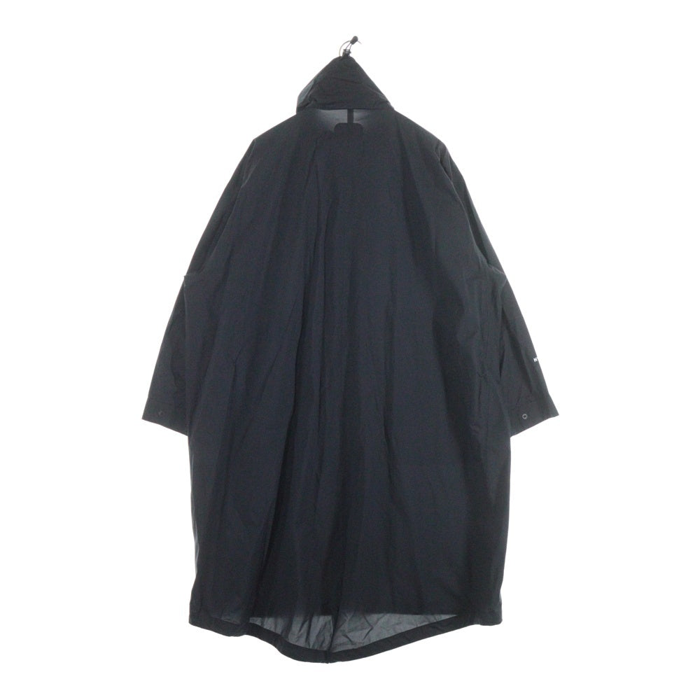 HYKE(ハイク) 21SS PERTEX MILITARY COAT パーテックス ミリタリー コート ブラック 211-27028 020