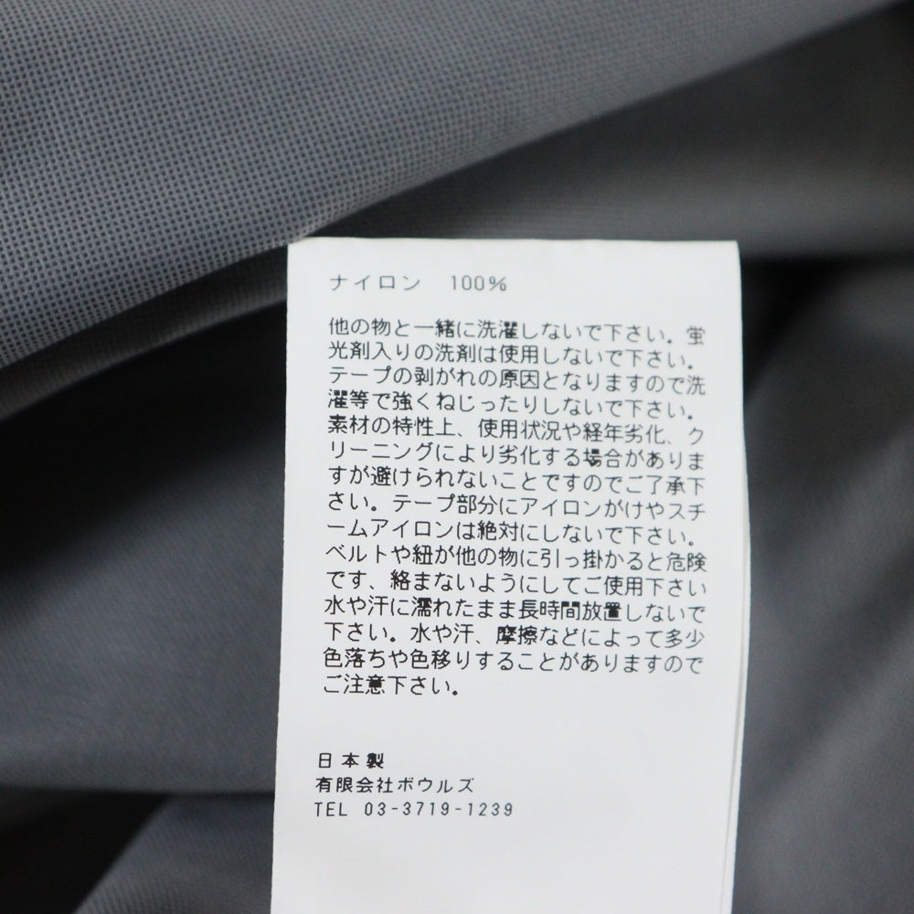 HYKE(ハイク) 21SS PERTEX MILITARY COAT パーテックス ミリタリー コート ブラック 211-27028 020