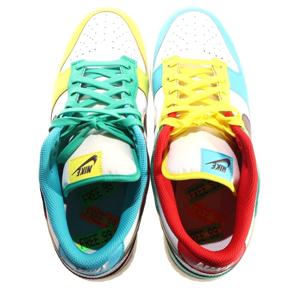 NIKE(ナイキ) DUNK LOW FREE 99 ダンク ロー フリー 99 ローカットスニーカー マルチカラー US10/28cm DH0952-100