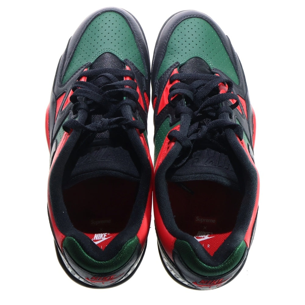 SUPREME(シュプリーム) ×NIKE AIR CROSS TRAINER 3 LOW ナイキ エアクロス トレーナー3 ローカットスニーカー ブラック/グリーン US910/28cm CJ5291-001