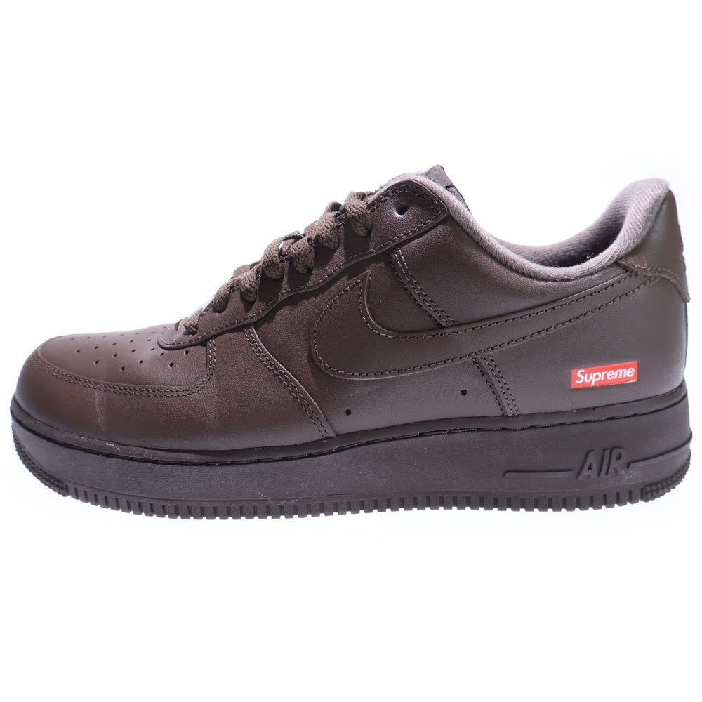 NIKE(ナイキ) ×SUPREME AIR FORCE 1 LOW BAROQUE BROWN シュプリーム エアフォース1 ローカットスニーカー ブラウン US10/28cm CU9225-200