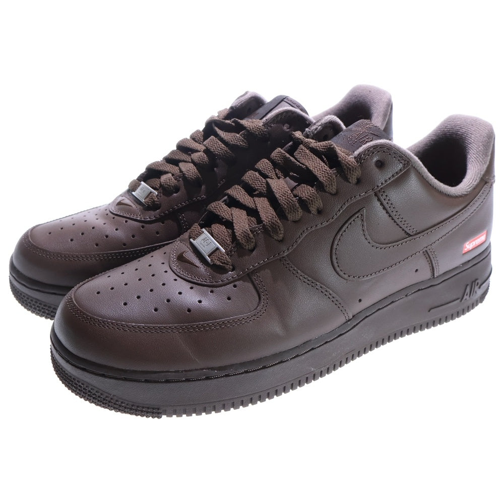 NIKE(ナイキ) ×SUPREME AIR FORCE 1 LOW BAROQUE BROWN シュプリーム エアフォース1 ローカットスニーカー ブラウン US10/28cm CU9225-200