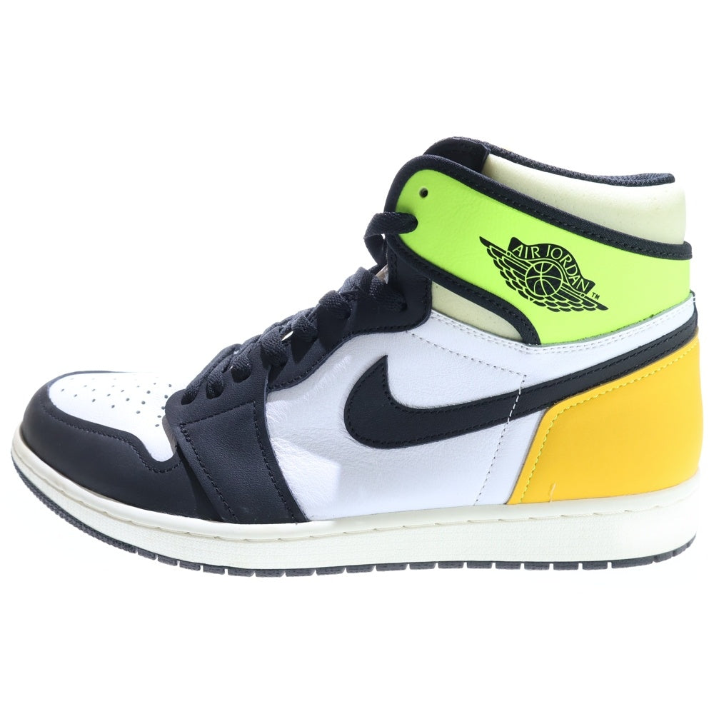 NIKE(ナイキ) AIR JORDAN1 RETRO HIGH OG VOLT GOLD エアジョーダン1 ハイカットスニーカー ボルトゴールド イエロー/ホワイト US13/31cm 555088-118