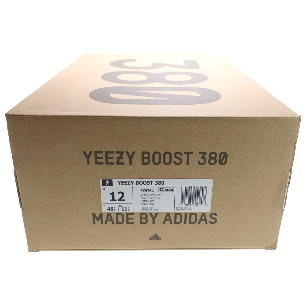 adidas(アディダス) YEEZY BOOST 380 MIST イージーブースト380 ミスト ローカットスニーカー グレー/ベージュ US12/30cm FX9764