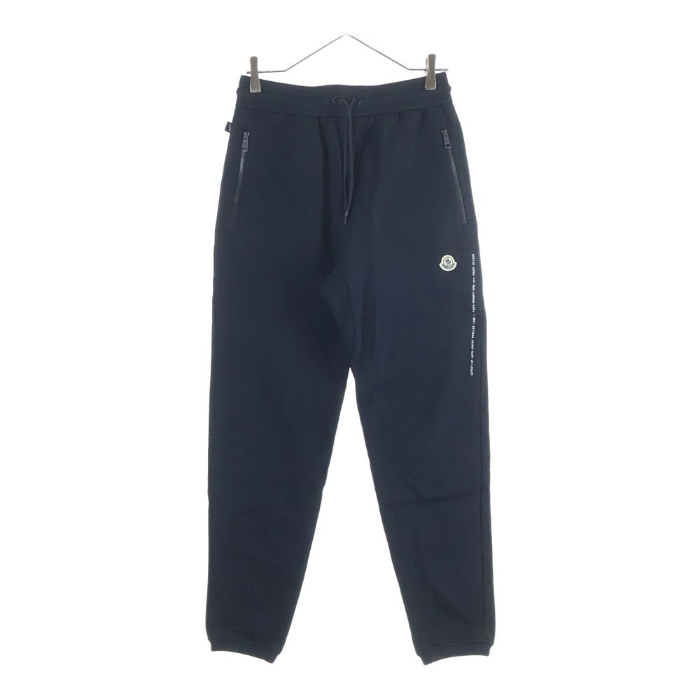 MONCLER(モンクレール) ×Fragment ワンポイントロゴ スウェットパンツ ブラック I209U8H00002 M2372