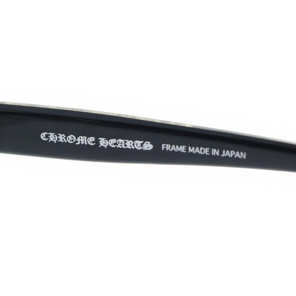 CHROME HEARTS(クロムハーツ) DROP BOX ドロップボックス CHプラステンプル ウェリントンフレーム メガネ サングラス 眼鏡 ブラック