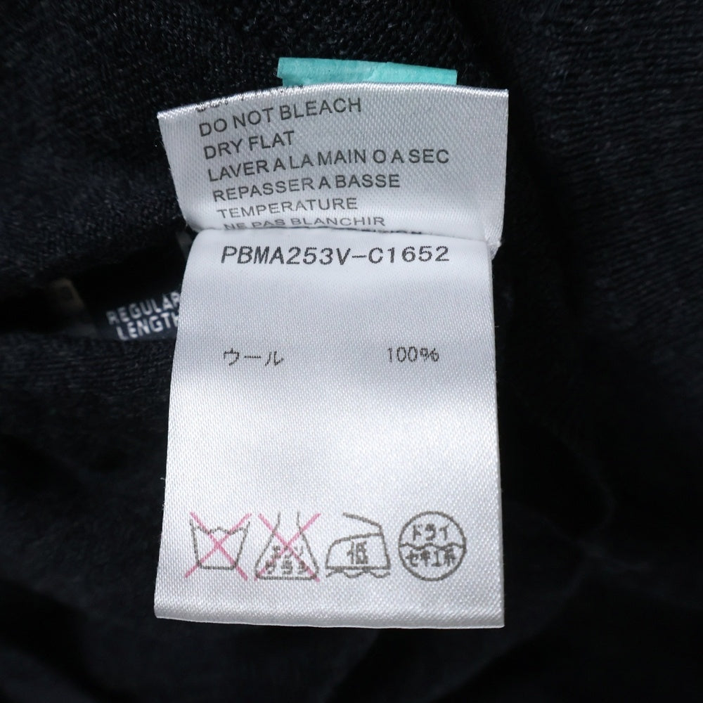 Neil Barrett(ニール バレット) 総柄 薄手ウール クルーネック長袖ニットセーター グレー PBMA253V-C1652