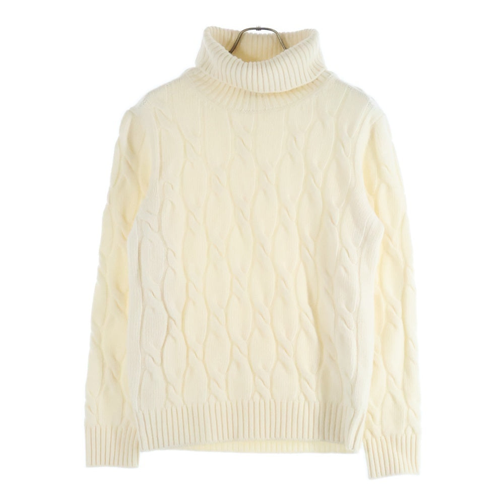 BAFY(バフィー) タートルネック ケーブルニットセーター アイボリー