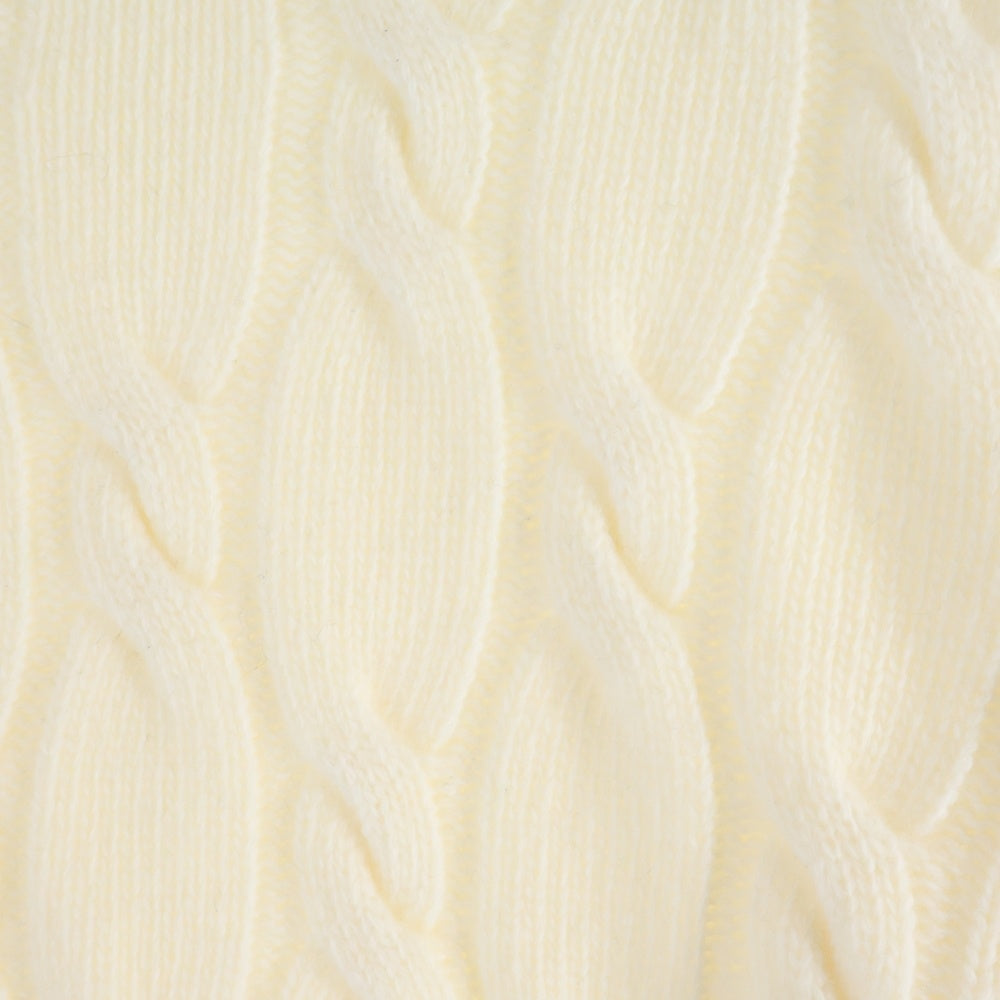 BAFY(バフィー) タートルネック ケーブルニットセーター アイボリー