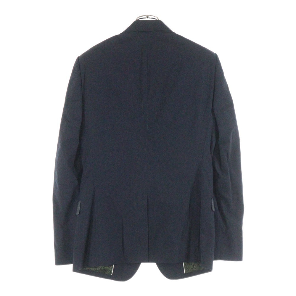 DOLCE & GABBANA(ドルチェアンドガッバーナ) カラー切り替え テーラードジャケット ネイビー