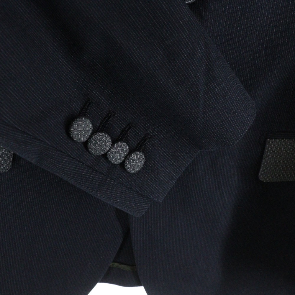 DOLCE & GABBANA(ドルチェアンドガッバーナ) カラー切り替え テーラードジャケット ネイビー