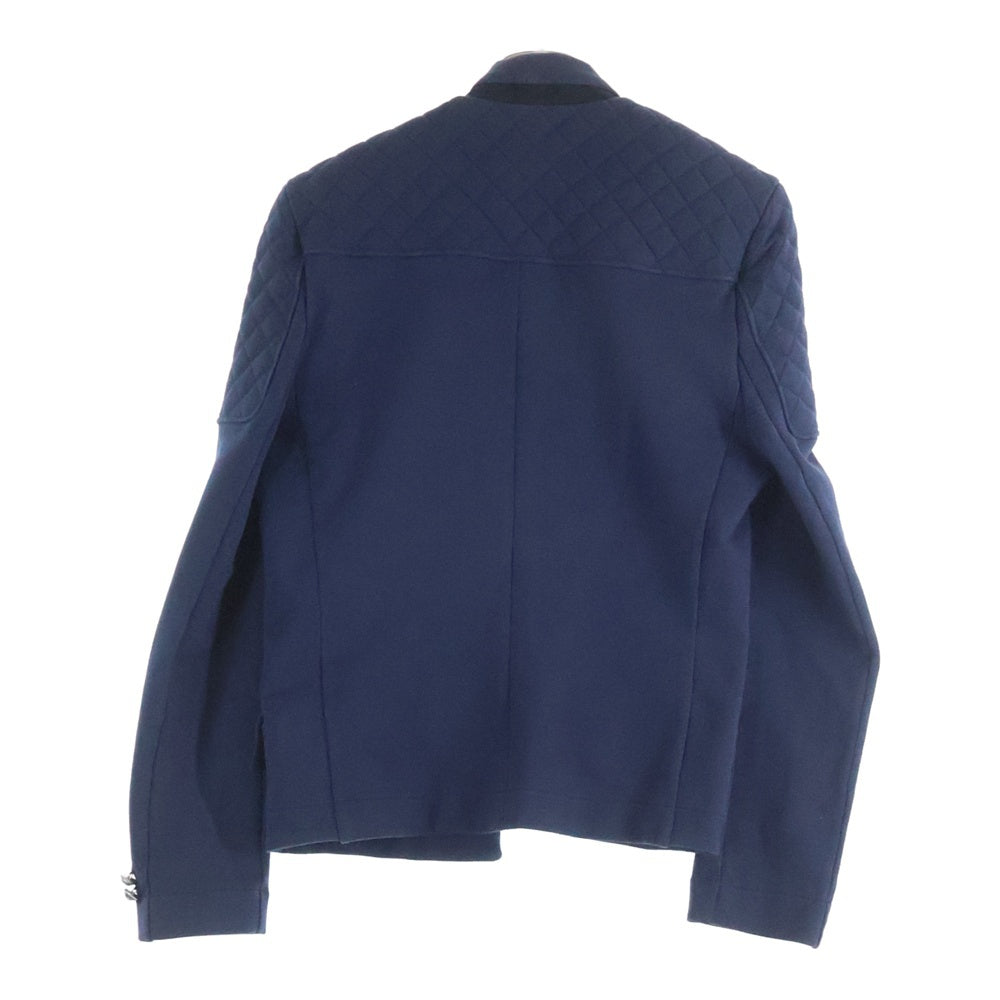 BALMAIN(バルマン) キルティング切り替え スペンサージャケット ネイビー S5HJ717C830