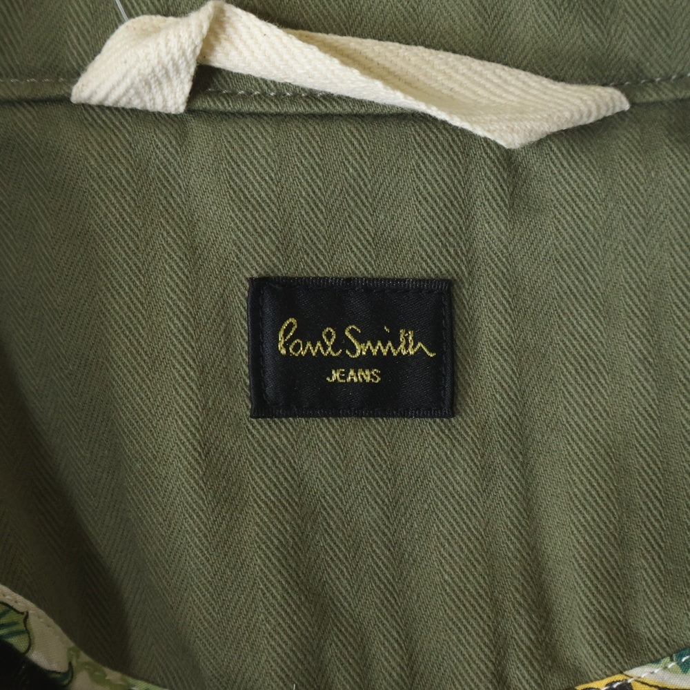 Paul Smith JEANS(ポールスミスジーンズ) フロントポケット ミリタリージャケット カーキ PJ-5Y-40170