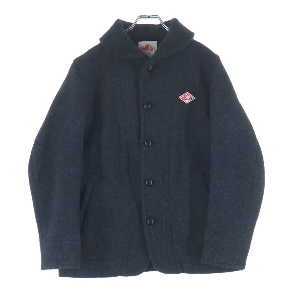 DANTON(ダントン) 丸襟 ウールモッサ ジャケット グレー JD-8237 WOM