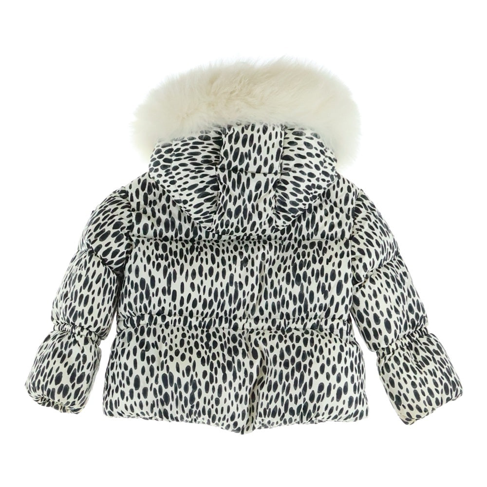 MONCLER(モンクレール) 20AW DEUZIA デウツィア ジップアップ ダウンジャケット ブラック/ホワイト キッズ F29541A55512 レディース