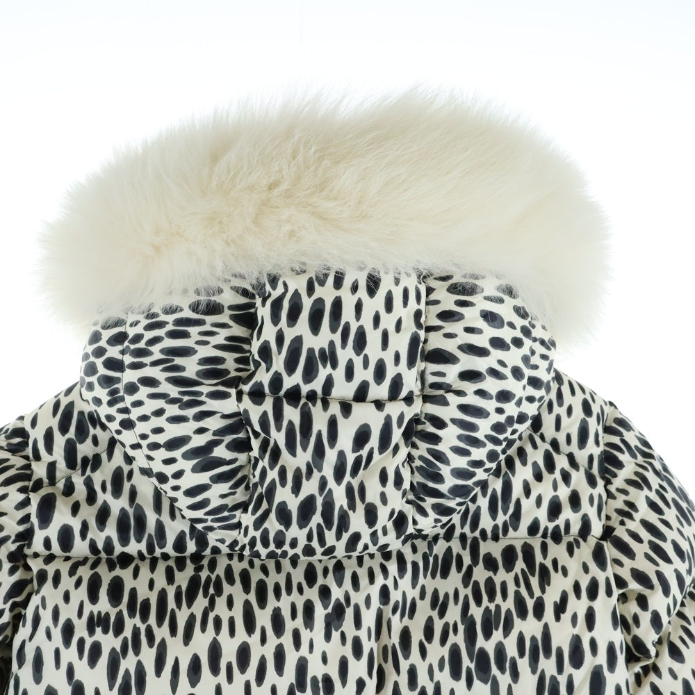 MONCLER(モンクレール) 20AW DEUZIA デウツィア ジップアップ ダウンジャケット ブラック/ホワイト キッズ F29541A55512 レディース