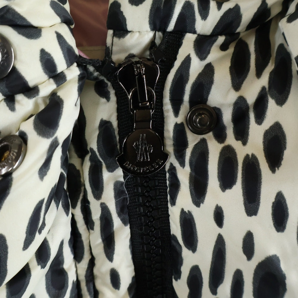 MONCLER(モンクレール) 20AW DEUZIA デウツィア ジップアップ ダウンジャケット ブラック/ホワイト キッズ F29541A55512 レディース