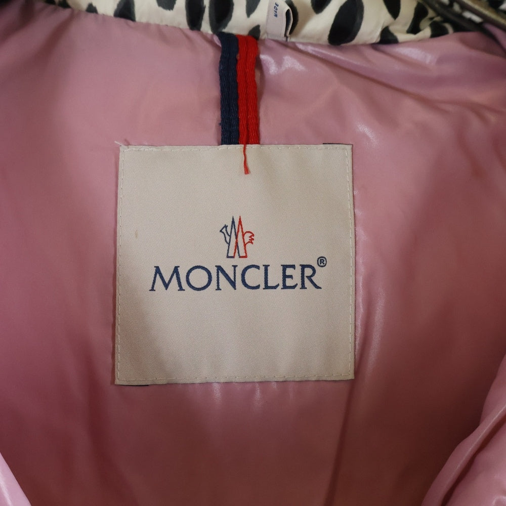 MONCLER(モンクレール) 20AW DEUZIA デウツィア ジップアップ ダウンジャケット ブラック/ホワイト キッズ F29541A55512 レディース