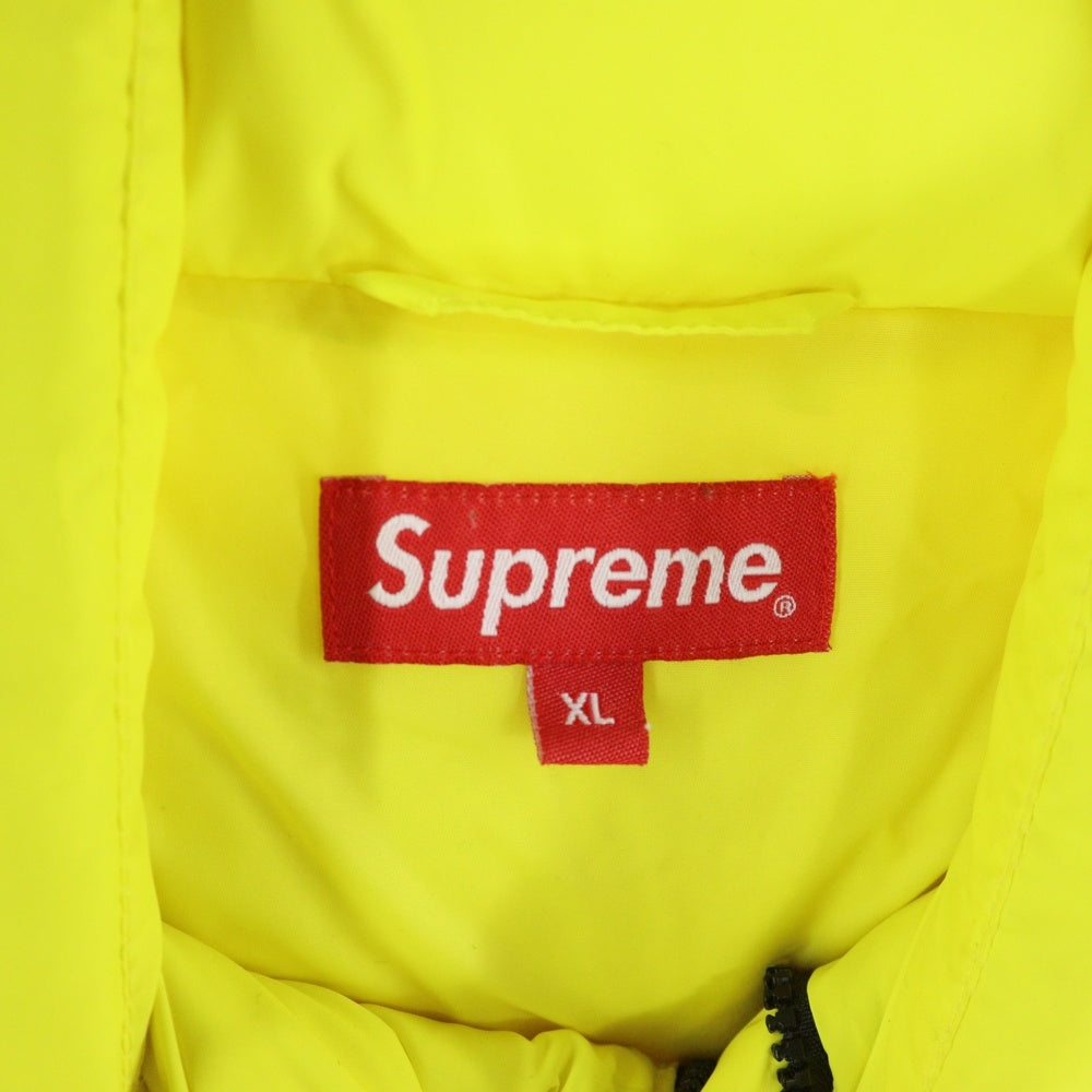 SUPREME(シュプリーム) 18SS Gradient Puffy Jacket グラデーションパフィー ジップアップ ダウンジャケット イエロー/グリーン