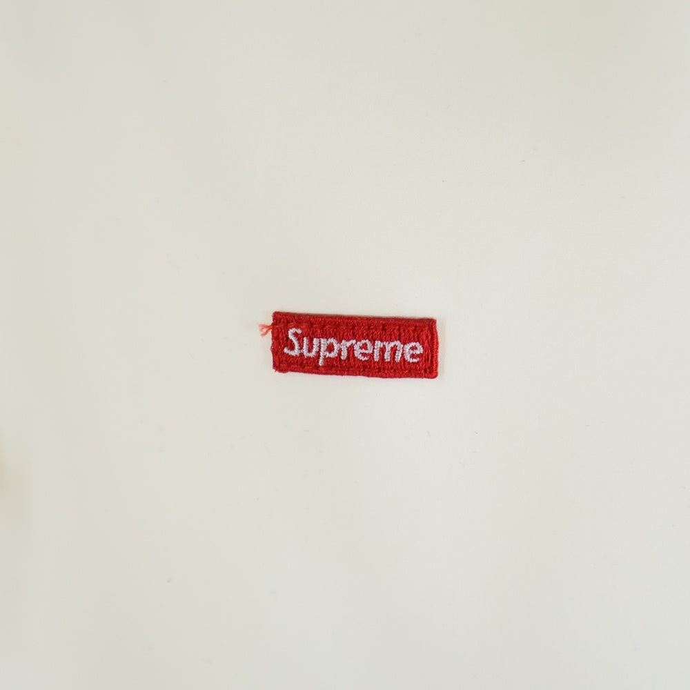 SUPREME(シュプリーム) WINDSTOPPER Zip Up Hooded Sweatshirt スモールボックスロゴ ジップアップ フーデッド スウェットパーカー ホワイト