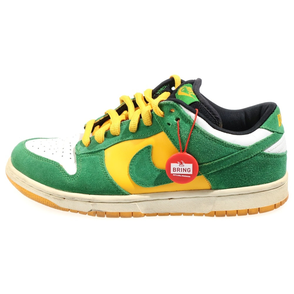 NIKE SB(ナイキエスビー) 【観賞用 2003年製】 Dunk Low Pro SB Buck ダンク プロ エスビーバック ローカットスニーカー グリーン/イエロー US10/28cm 304292-132