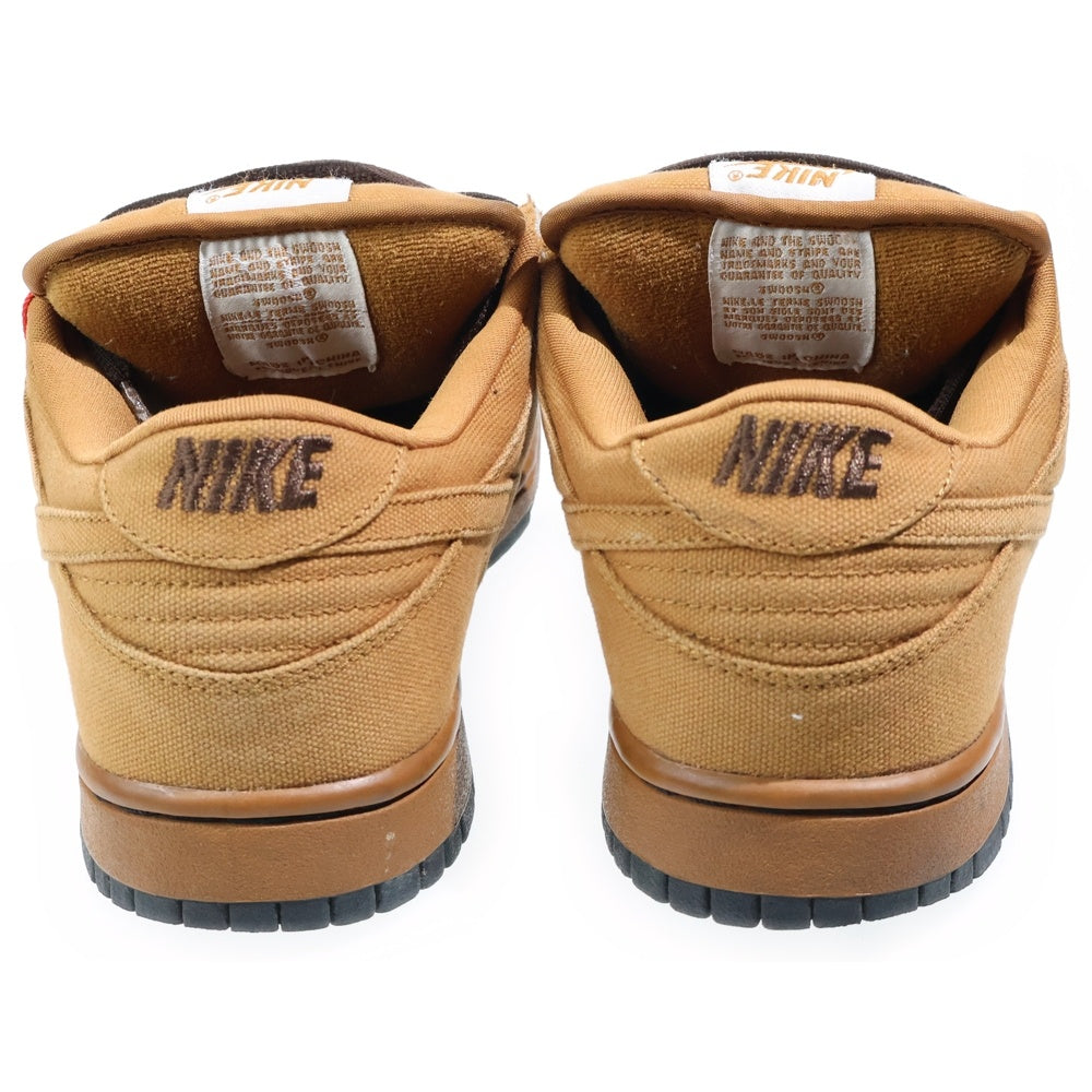 NIKE SB(ナイキエスビー) 【観賞用 2004年製】 Dunk Low Carhartt Shale ダンク カーハート シェイル ローカットスニーカー ブラウン US10/28cm 304292-224