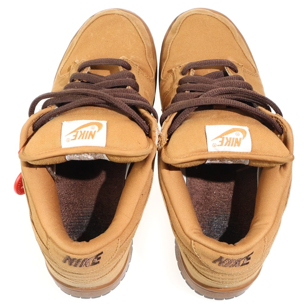 NIKE SB(ナイキエスビー) 【観賞用 2004年製】 Dunk Low Carhartt Shale ダンク カーハート シェイル ローカットスニーカー ブラウン US10/28cm 304292-224