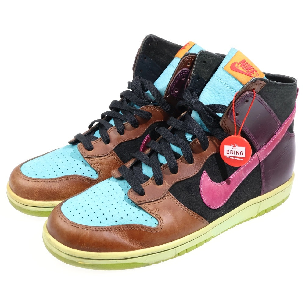 NIKE(ナイキ) 【観賞用 2005年製】 ×UNDEFEATED Dunk High NL アンディフィーテッド ダンク NL ハイカットスニーカー マルチカラー US9.5/27.5cm 312205-461