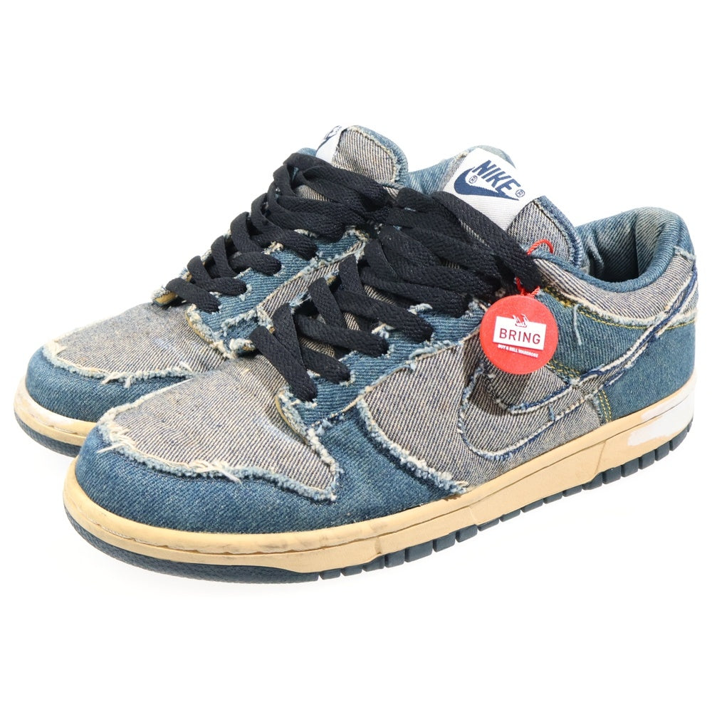 NIKE(ナイキ) 【観賞用 2005年製】 Dunk Low CL Denim ダンク CL デニム ローカットスニーカー インディゴ US9.5/27.5cm 304714-441