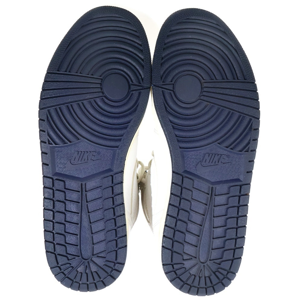 NIKE(ナイキ) 【観賞用 2001年製】 Air Jordan 1 Retro Japan エアジョーダン1 レトロ ジャパン ハイカットスニーカー ホワイト/ネイビー US10/28cm 136060-111