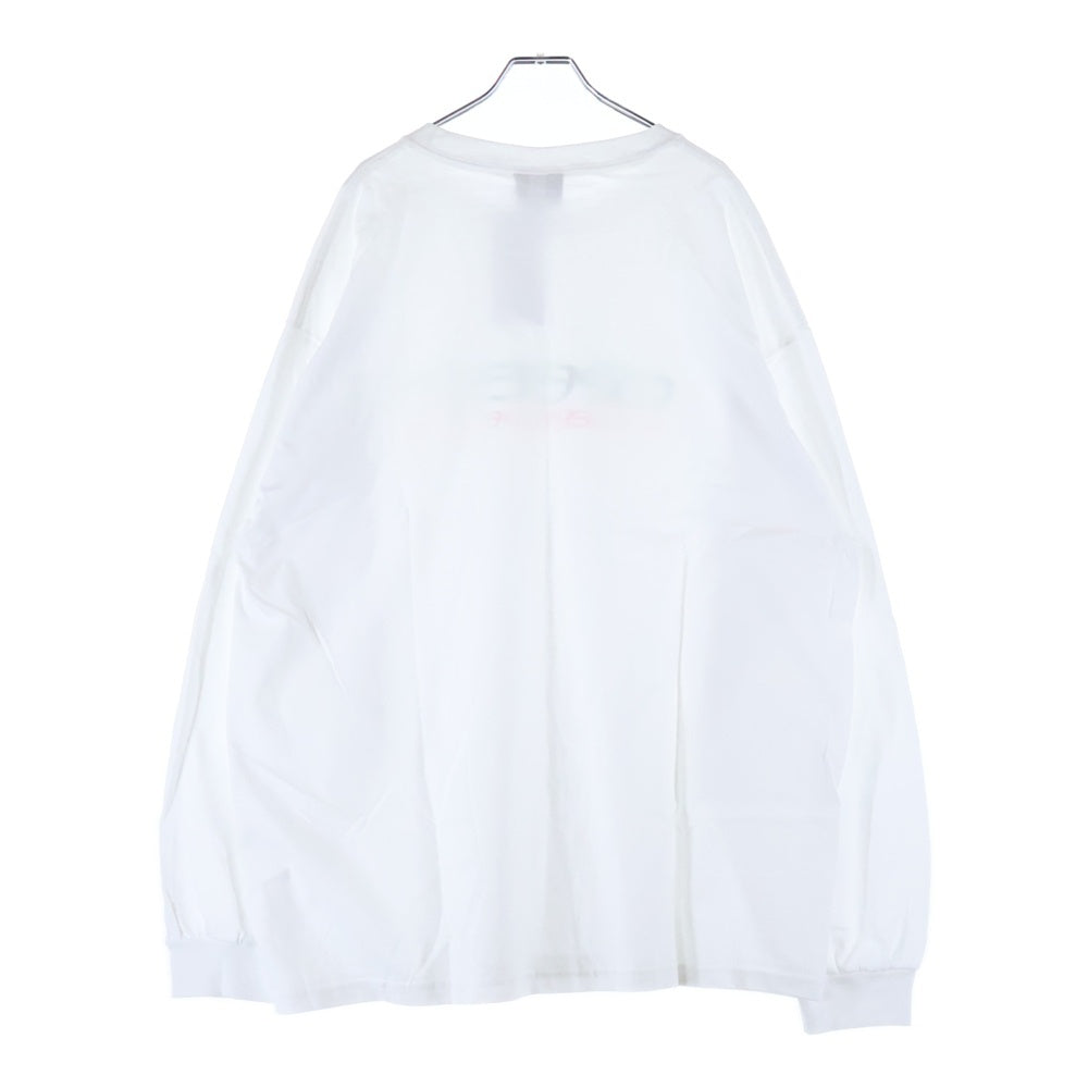 Creek Angler's Device(クリーク アングラーズ デバイス) グラフィックロゴ オーバーサイズ クルーネック 長袖Tシャツ カットソー ホワイト
