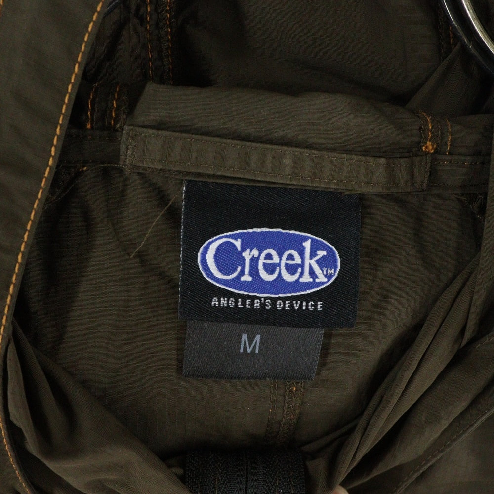 Creek Angler's Device(クリーク アングラーズ デバイス) フード付き ナイロン ジップアップジャケット ブラウン