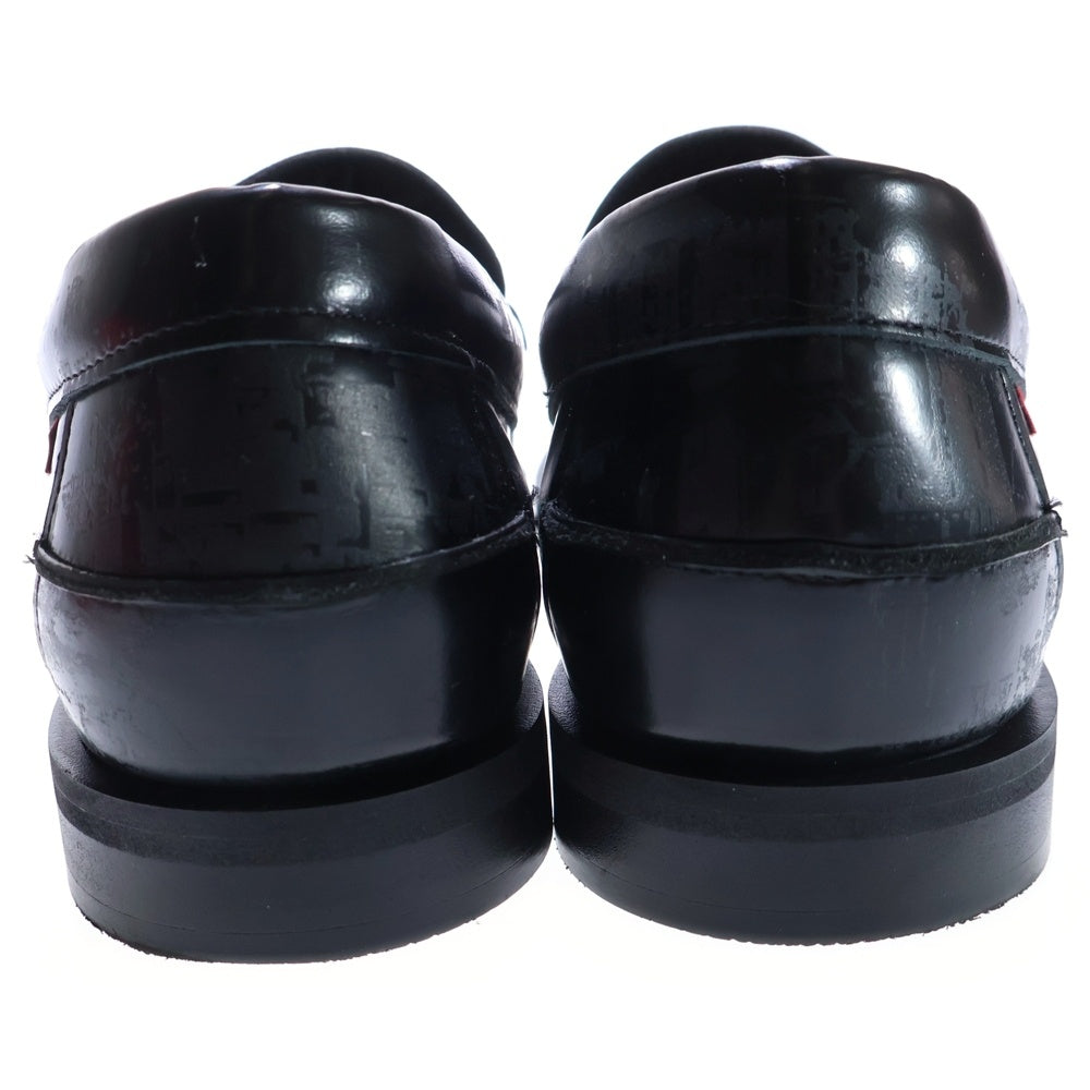 NO BRAND(ノーブランド) GADID ANONIEM ガディッド アノニム 総柄 ローファー ブラック