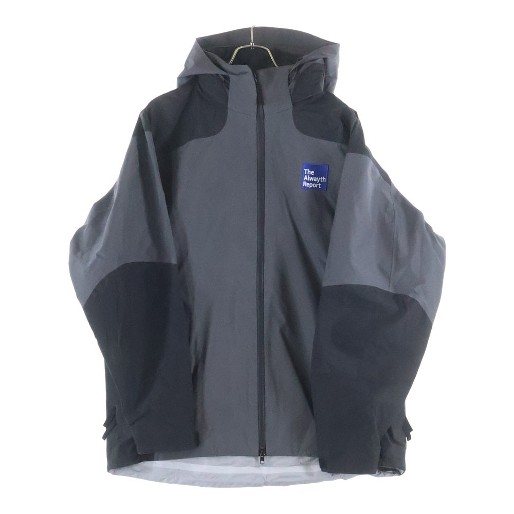 ALWAYTH(オルウェイス) 24SS ×AKAD ハード シェルジャケット マウンテン ジップアップ ジャケット ブラック AKAD038
