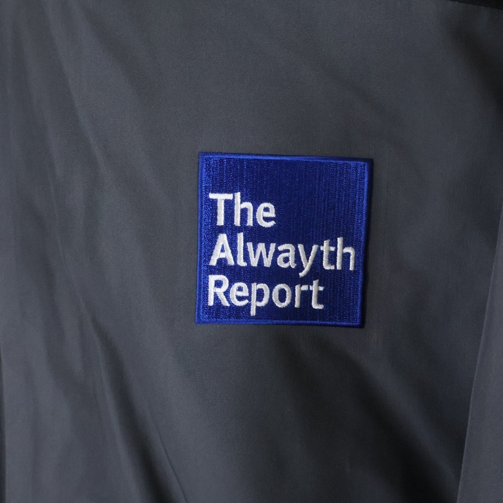 ALWAYTH(オルウェイス) 24SS ×AKAD ハード シェルジャケット マウンテン ジップアップ ジャケット ブラック AKAD038