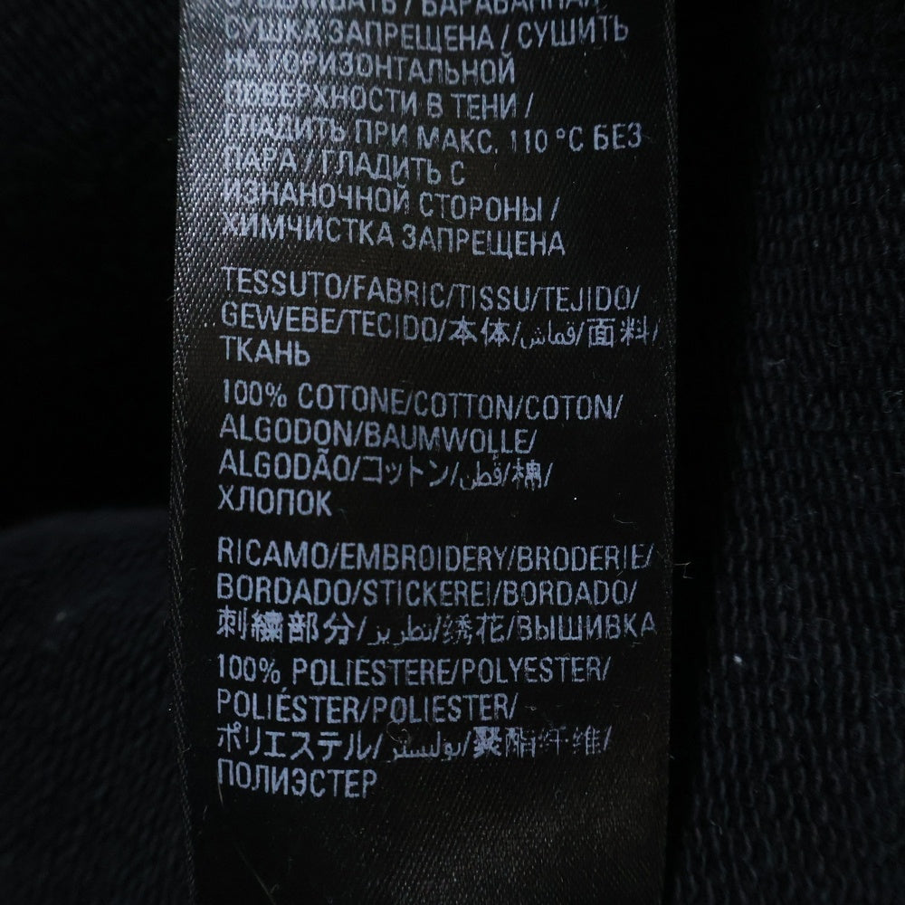 BALENCIAGA(バレンシアガ) ロゴ刺繍 ワイドスウェットハーフパンツ ブラック 674591