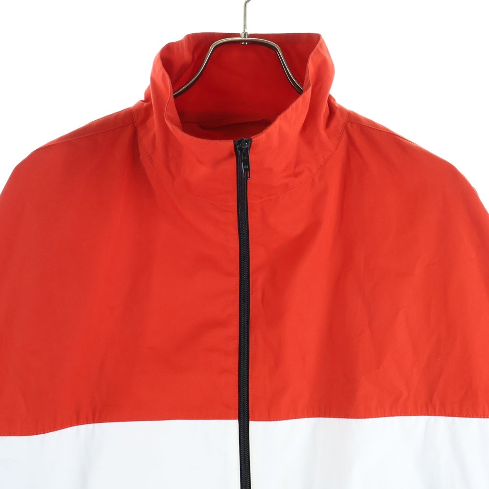 BALENCIAGA(バレンシアガ) 22AW 反転ロゴプリント ジップアップトラックジャケット レッド/ホワイト/ネイビー 725312