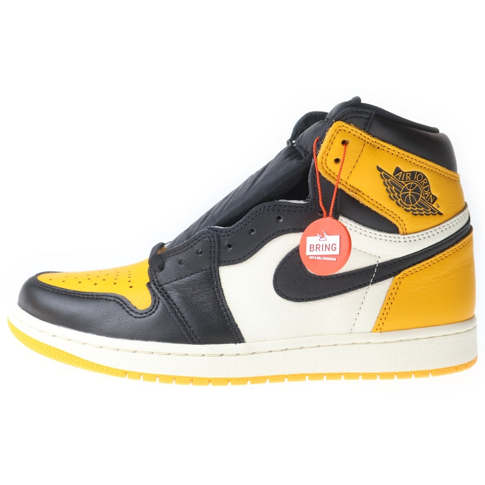 NIKE(ナイキ) AIR JORDAN 1 RETRO HIGH OG TAXI エアジョーダン 1 レトロ タクシー ハイカットスニーカー シューズ イエロー/ブラック US9/27cm 555088-711