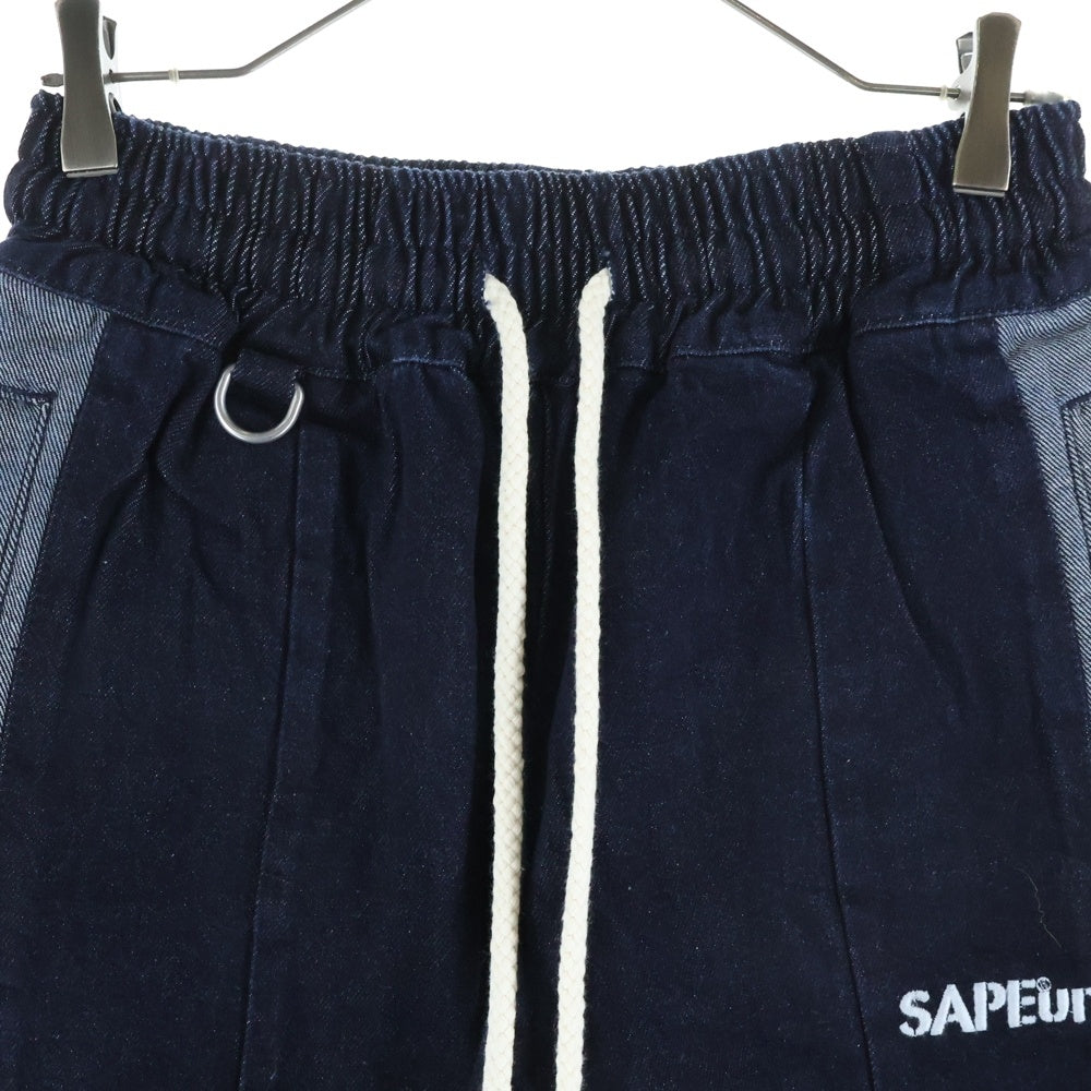 SAPEur(サプール) DENIM TRACK PANTS デニム トラック パンツ インディゴ A0021-176