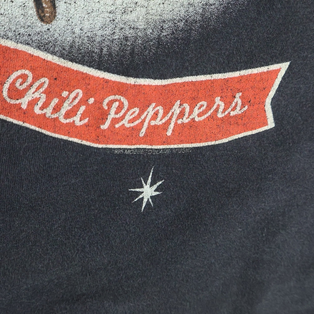 VINTAGE(ヴィンテージ) 90s レッドホットチリペッパーズ ワンホットミニット 1996ワールドツアー クルーネック半袖Tシャツカットソー ブラック