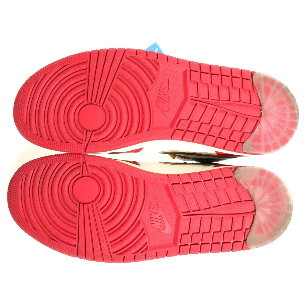 NIKE(ナイキ) ×UNION ユニオン AIR JORDAN 1 RETRO HIGH OG Chicago エアジョーダン1 ハイ ハイカットスニーカー シカゴ レッド/ホワイト US10/28cm HV8563-600