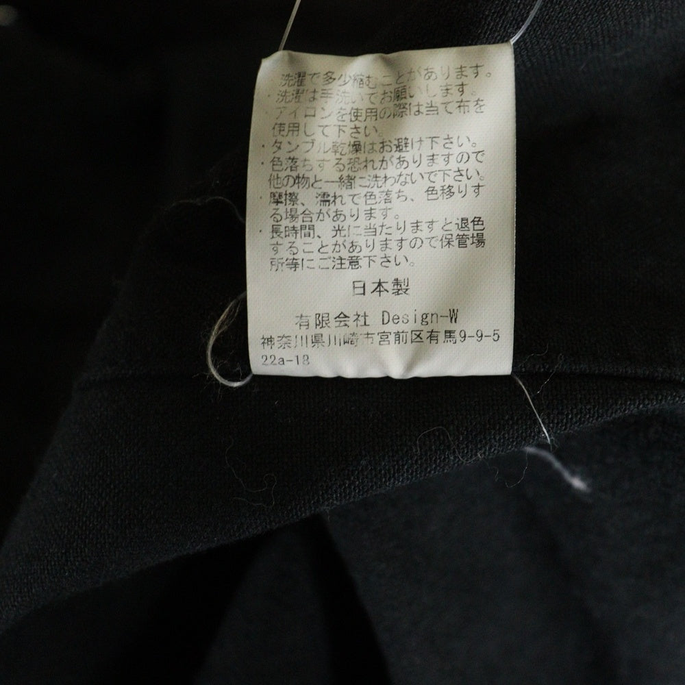 issuethings(イシューシングス) 22SS Type18 マルチポケット ミリタリーコットンロングジャケット ブラック