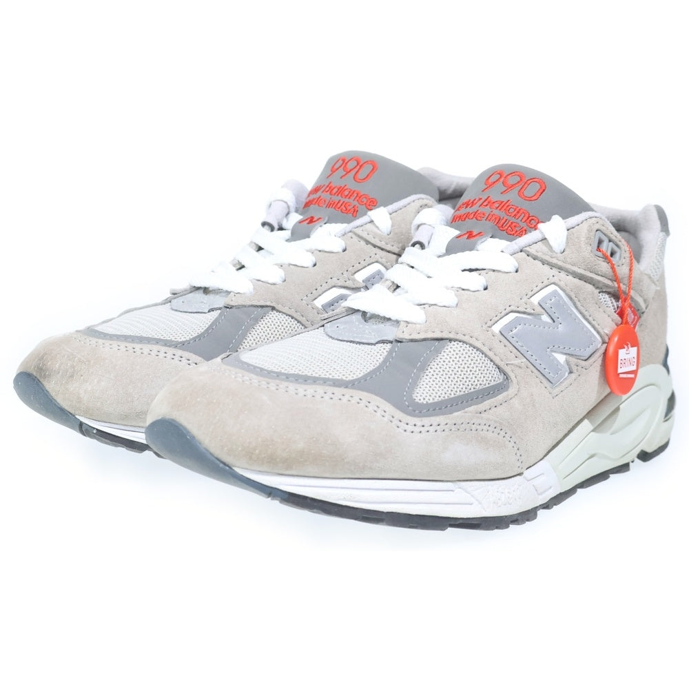 New Balance(ニューバランス) M990VS2 USA製 スウェード ローカットスニーカー グレー US9.5/27.5cm