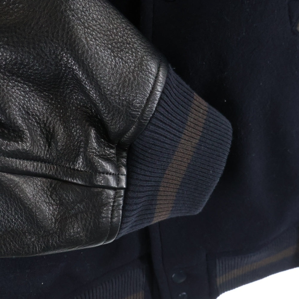 blurhms(ブラームス) Wool Melton Award Jacket ウールメルトンアワードジャケット ブラック bROOTS25F1