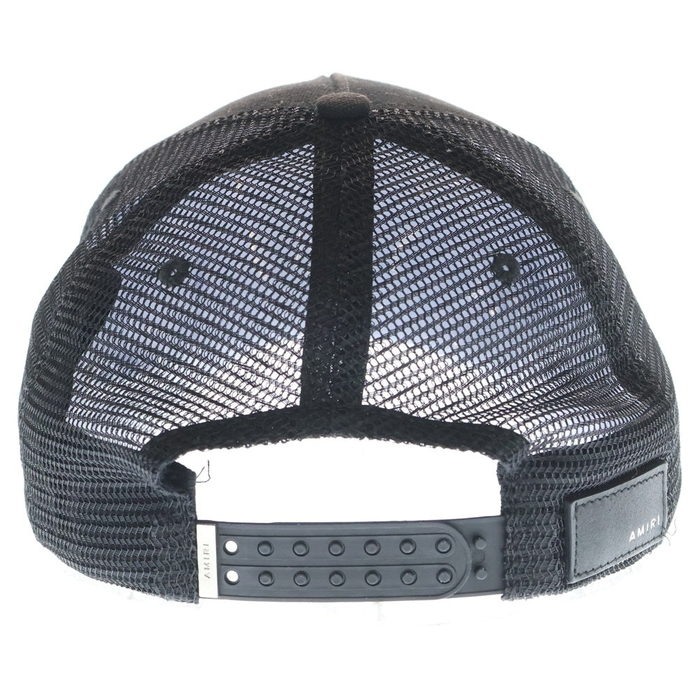 AMIRI(アミリ) 3 Starpatch Trucker Cap スリースターパッチ トラッカー メッシュキャップ 帽子 ブラック SRXMAH002SMRBC015