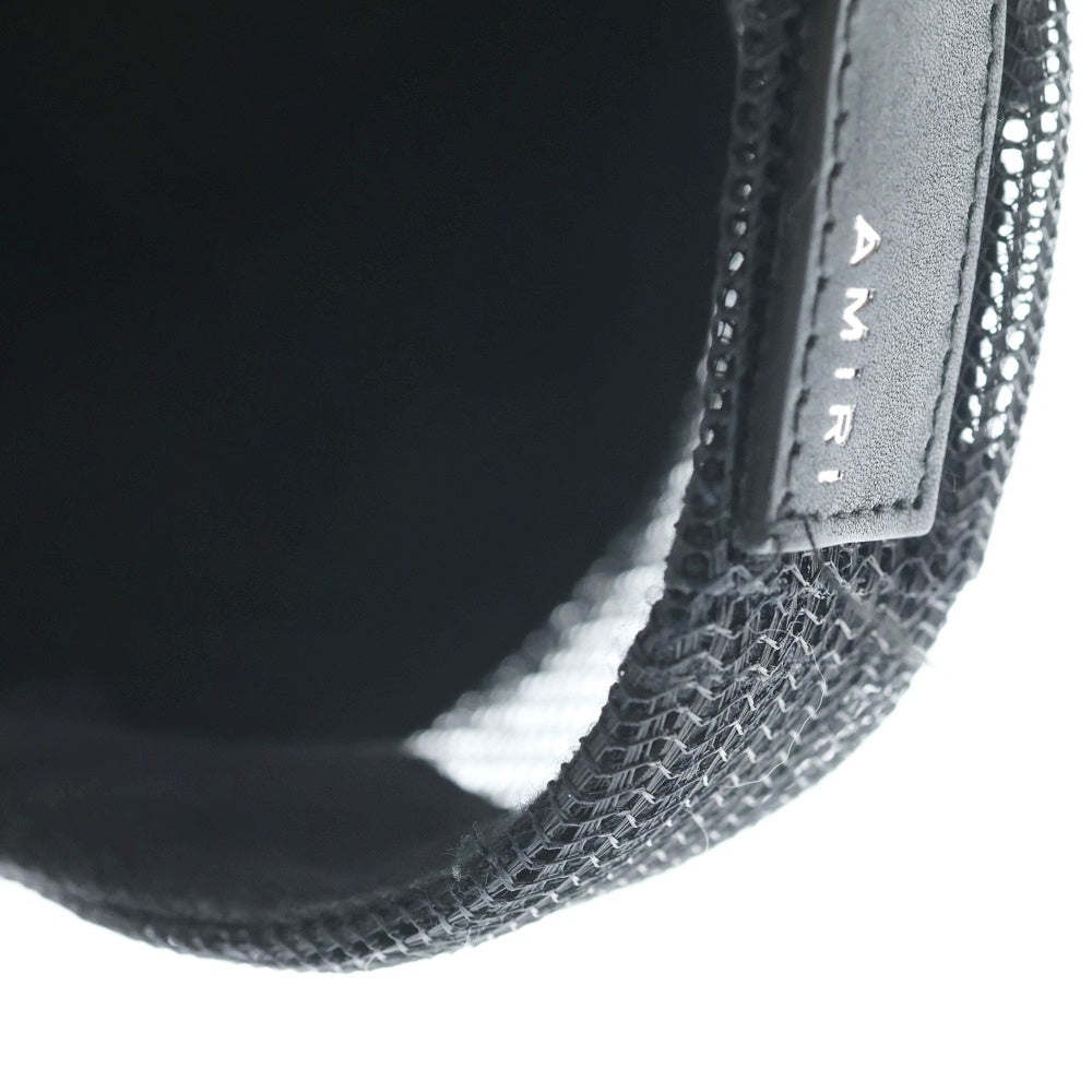 AMIRI(アミリ) 3 Starpatch Trucker Cap スリースターパッチ トラッカー メッシュキャップ 帽子 ブラック SRXMAH002SMRBC015