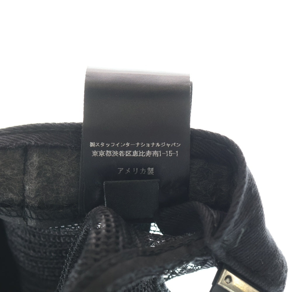 AMIRI(アミリ) 3 Starpatch Trucker Cap スリースターパッチ トラッカー メッシュキャップ 帽子 ブラック SRXMAH002SMRBC015