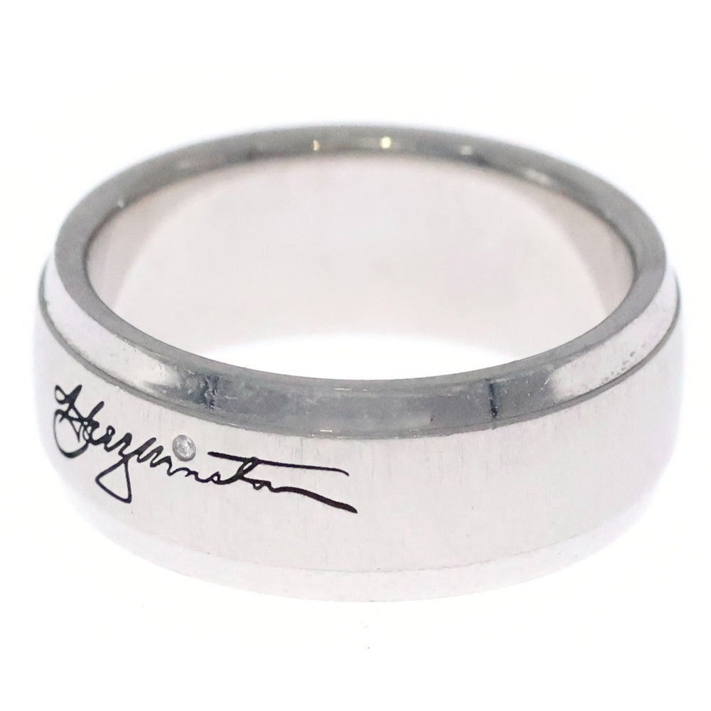 HARRY WINSTON(ハリーウィンストン) シグネチャー バンド リング ダイヤモンド Pt950 プラチナ