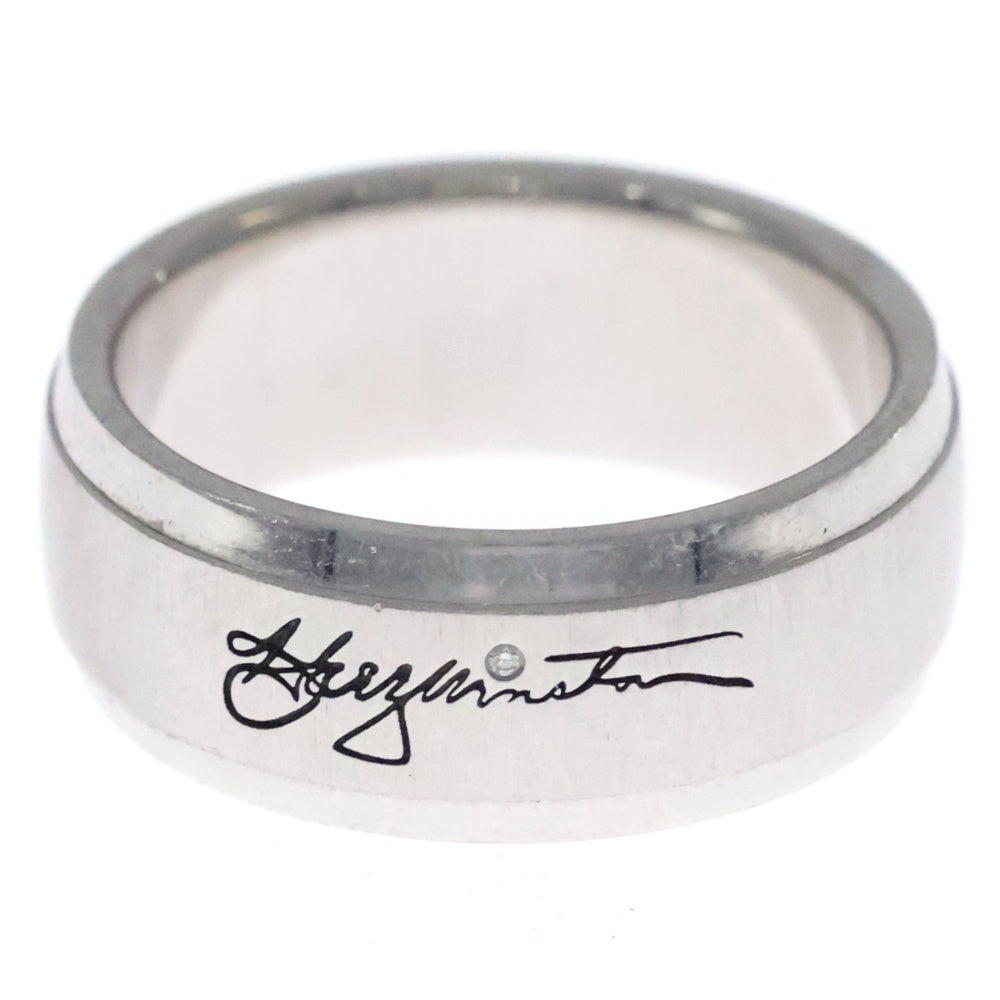 HARRY WINSTON(ハリーウィンストン) シグネチャー バンド リング ダイヤモンド Pt950 プラチナ